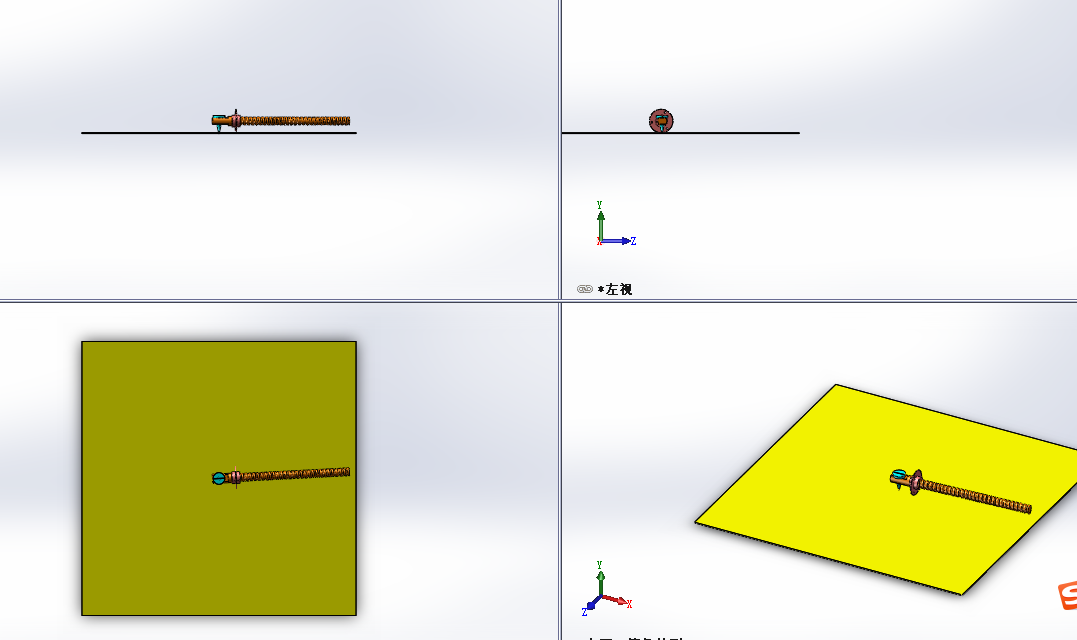 螺杆螺母旋转运动