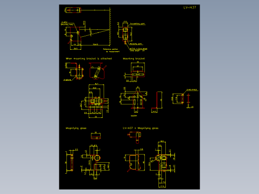 基恩士lv_h37_cad_kc图纸模型