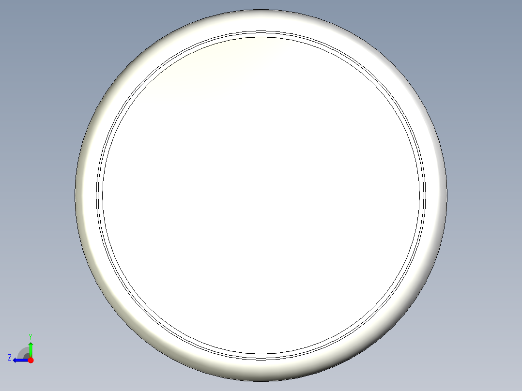 人體工學型把手(母牙)ELK-3D多系列多零件图纸模型右视图