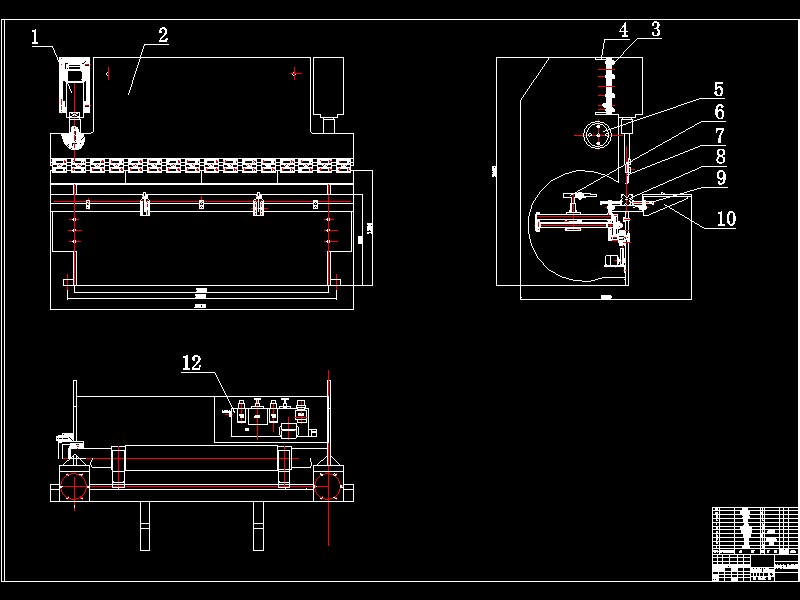 液压折弯机设计【含液压系统和机械部分】-优秀设计