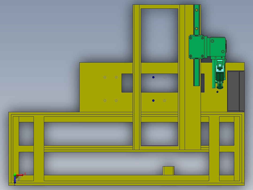 叶片装配生产线俯视图