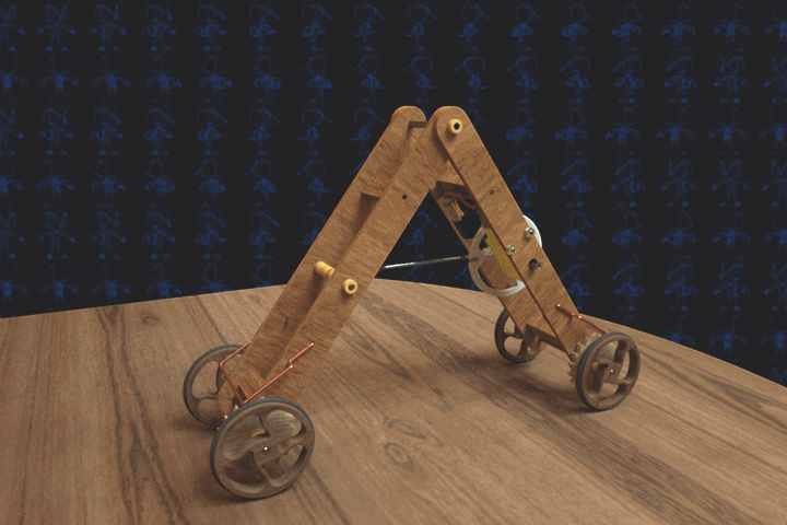 行走的机器2CAD-SolidWorks-step格式