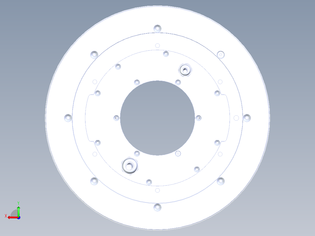 264-300直驱电机后视图
