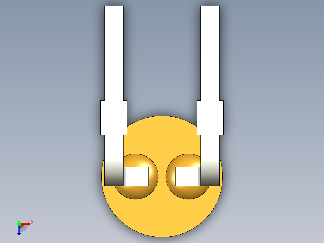 光电元件封装-L-934ED-RA俯视图