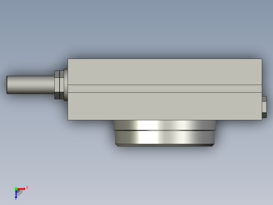 旋转气爪PRC22S俯视图
