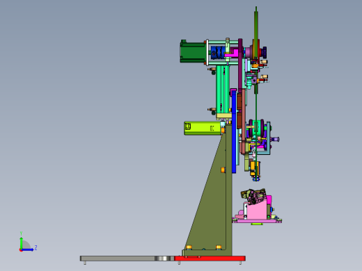长棉胶条粘贴机左视缩略图