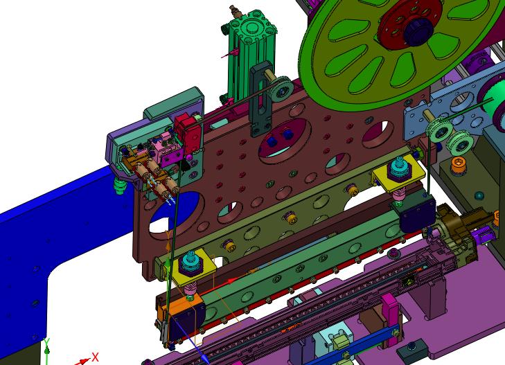 长棉胶条粘贴机