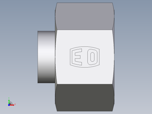 卡套式工业通用硬管接头EO_Blanking_plug_with_nut_for_cones_VKAM15LCF前视缩略图