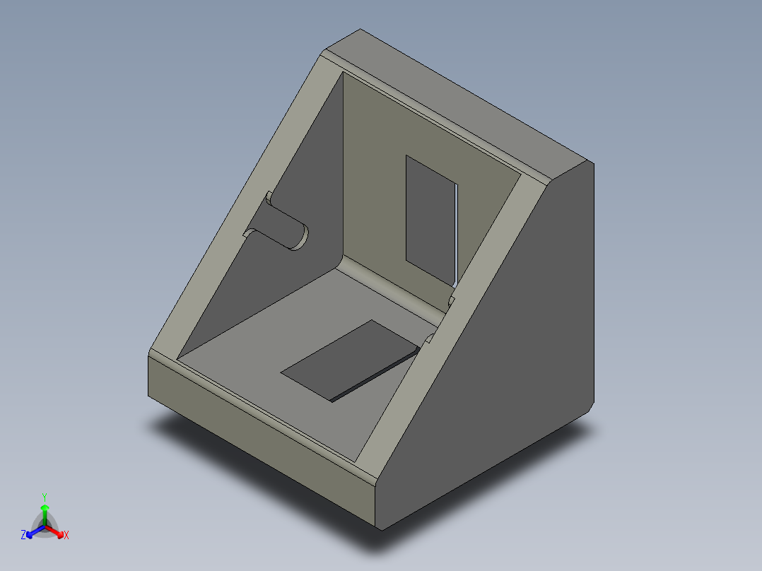 型材-BR 30X30 ANGLE BRACKET KJN523525正等轴测图