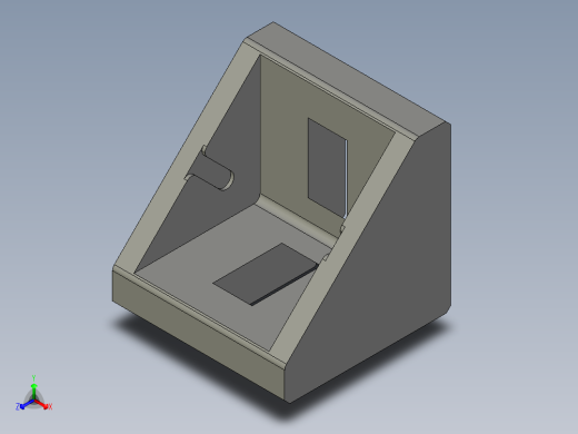型材-BR 30X30 ANGLE BRACKET KJN523525正等轴测缩略图