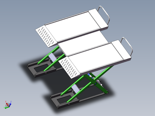 Q333-汽车检修升降台的设计【三维SolidWorks】