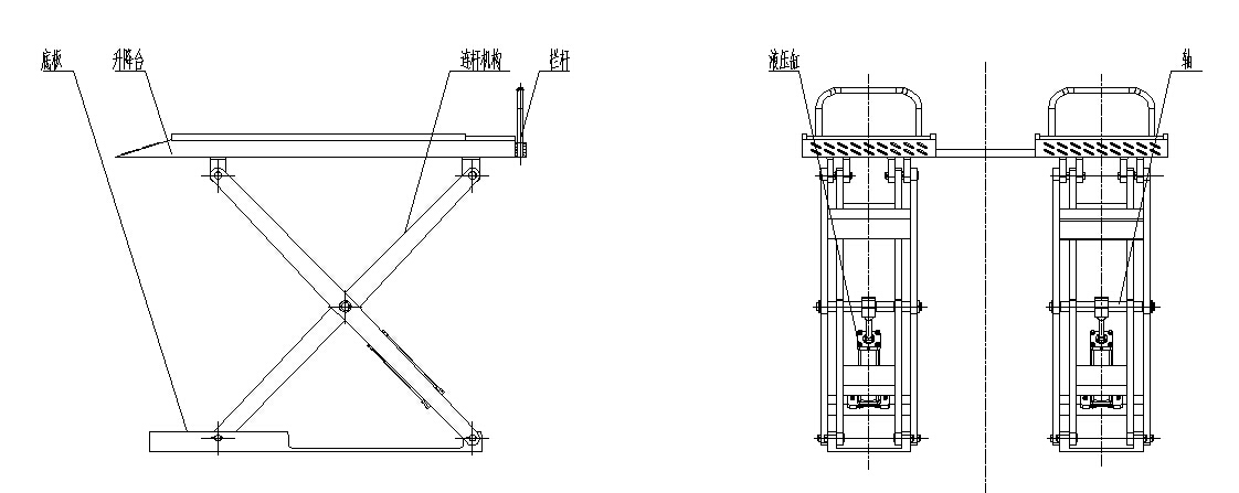 Q333-汽车检修升降台的设计【三维SolidWorks】