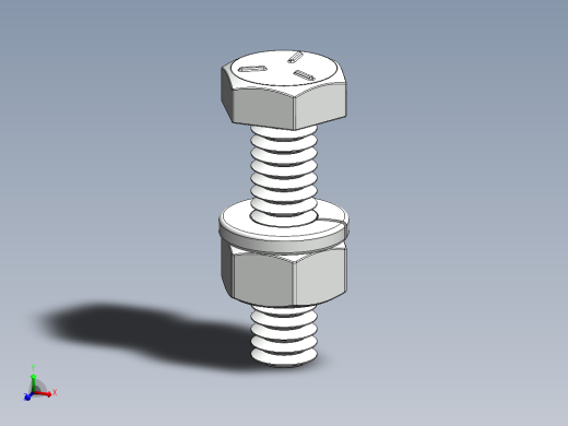 紧固件-0.2500 Hex Bolt-02