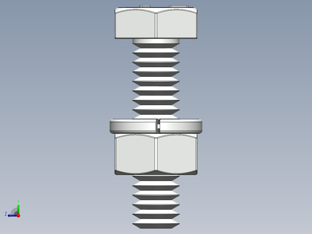 紧固件-0.2500 Hex Bolt-02右视图