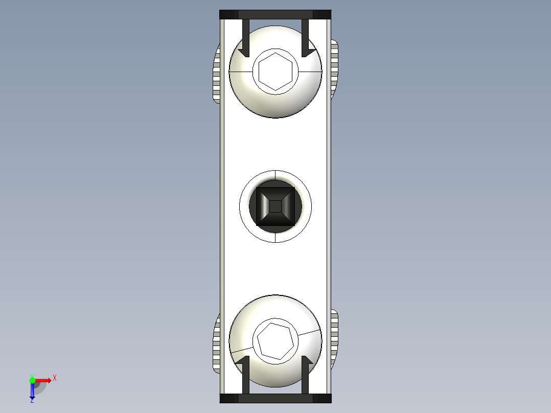 型材-BR 60 BOLT CONNECTOR KJN500922俯视图
