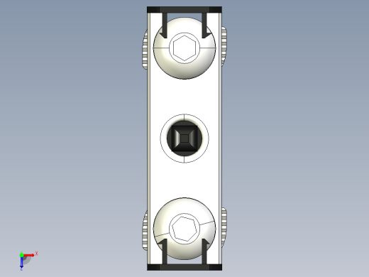 型材-BR 60 BOLT CONNECTOR KJN500922俯视缩略图