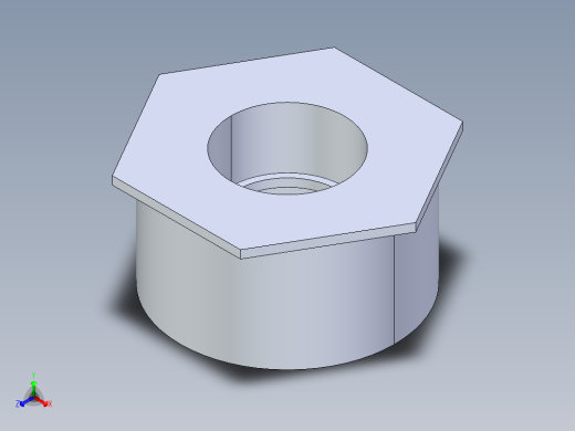 CPVC管件16-Sch80_ReducerBushing_SxSPIG_9837-530_6in x 3in正等轴测缩略图