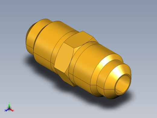 扩口式工业通用硬管接头Union 42F-5