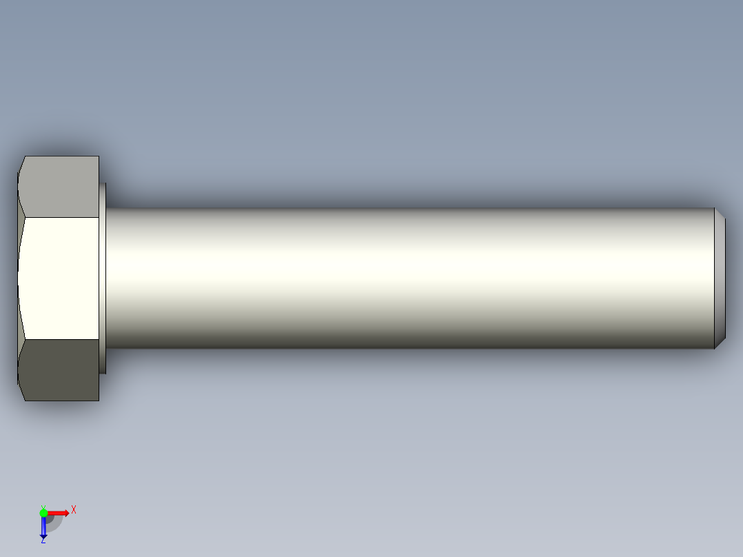 螺钉-DIN_931-M16x2x70_24.stp俯视图