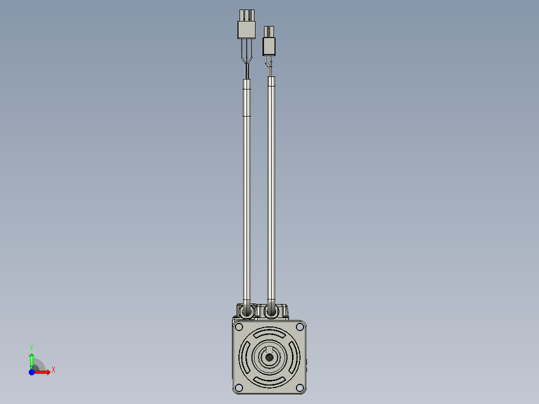 禾川200W无刹车前视图
