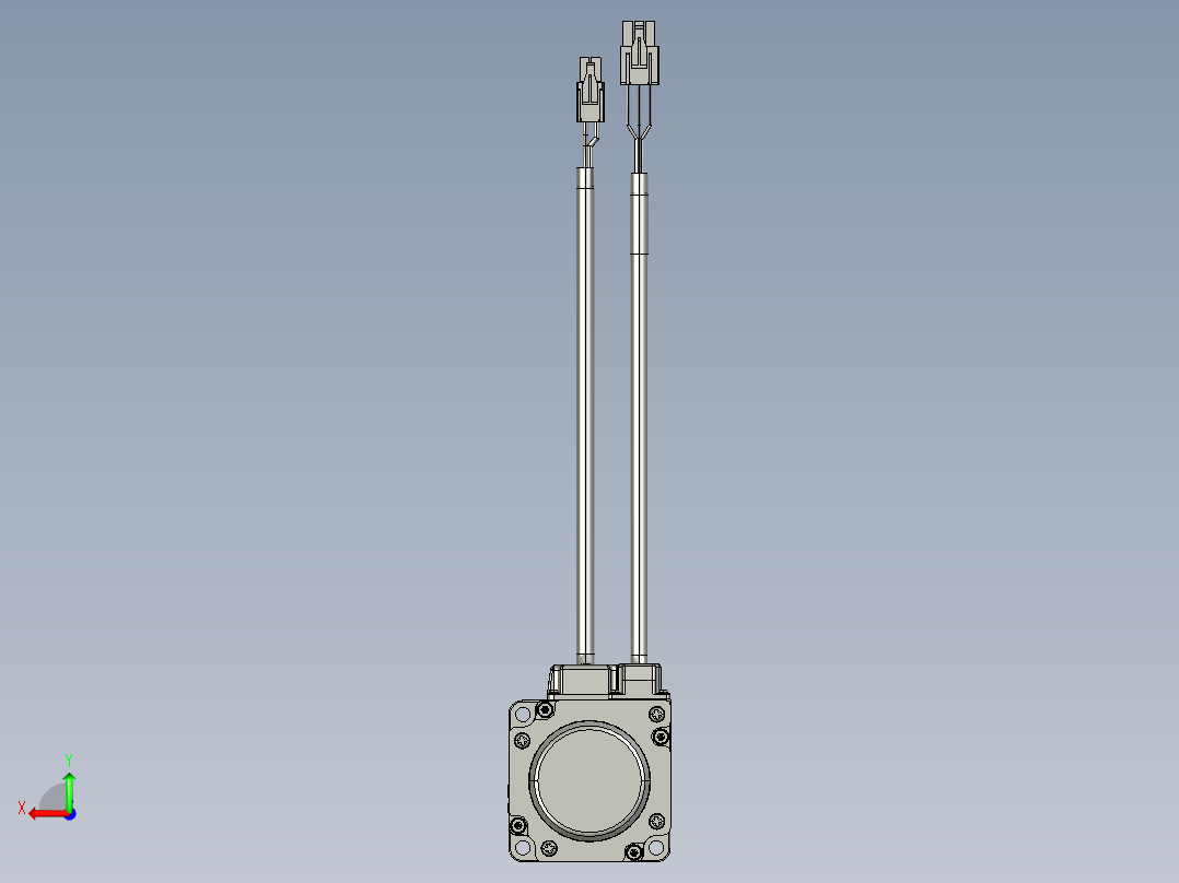 禾川200W无刹车后视图