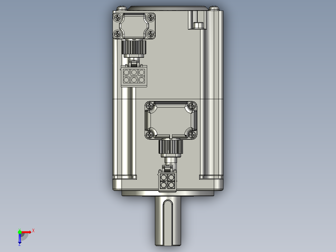 禾川200W无刹车俯视图