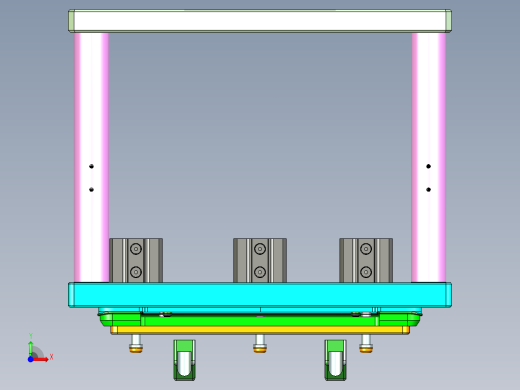 travel-c-笔记本CNC工装夹具三维模型cnc2-0416前视缩略图
