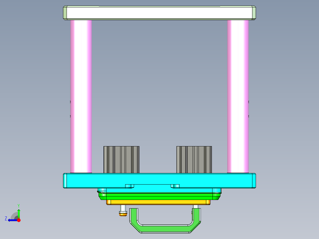 travel-c-笔记本CNC工装夹具三维模型cnc2-0416右视图
