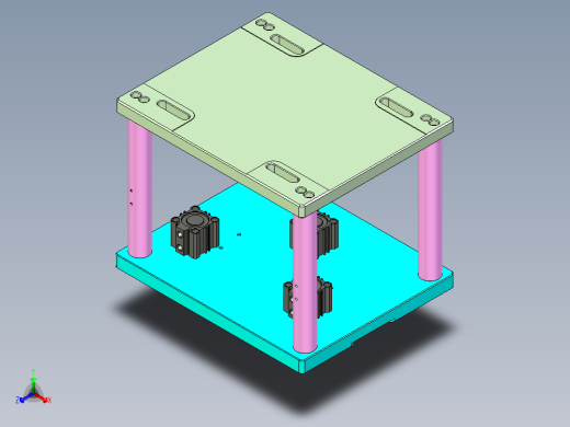 travel-c-笔记本CNC工装夹具三维模型cnc2-0416正等轴测缩略图