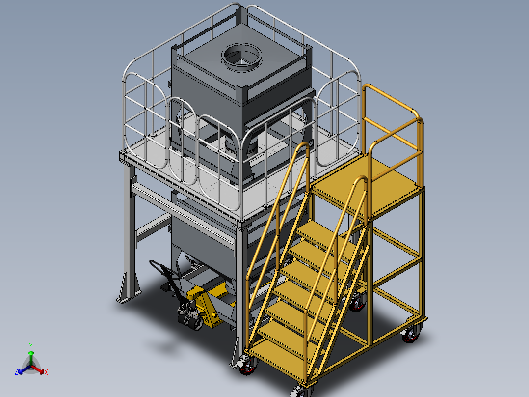 物料混合操作平台sw20可编辑