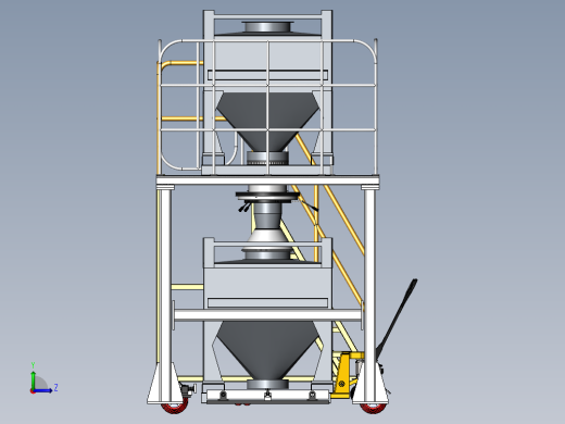 物料混合操作平台sw20可编辑左视缩略图