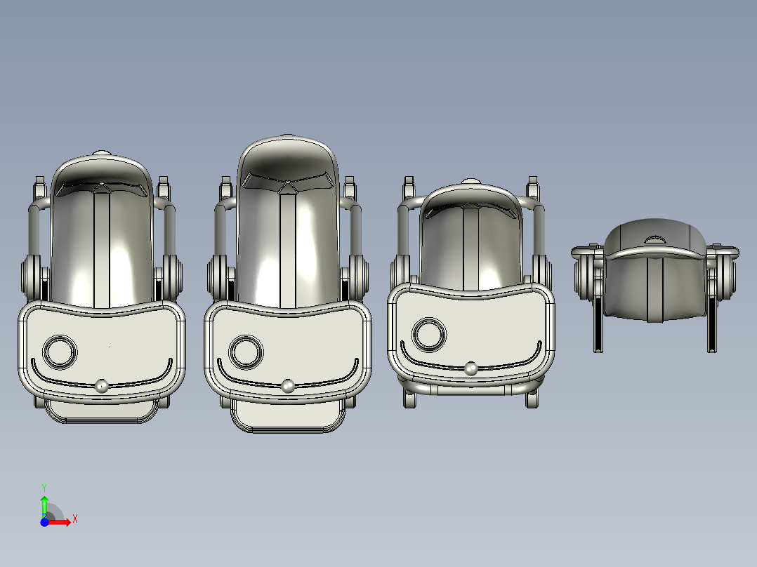 儿童座椅躺椅前视图