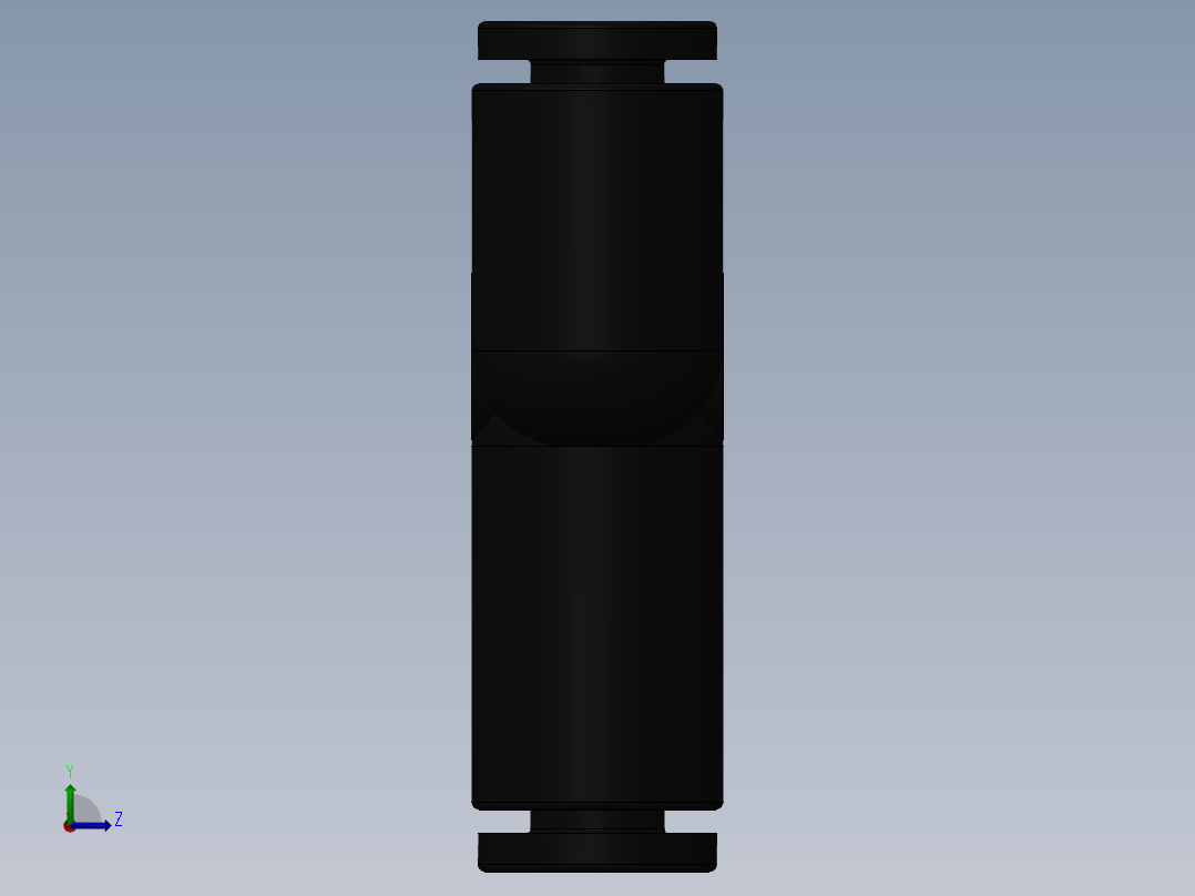 Y型三通 亿日 EPY4左视图