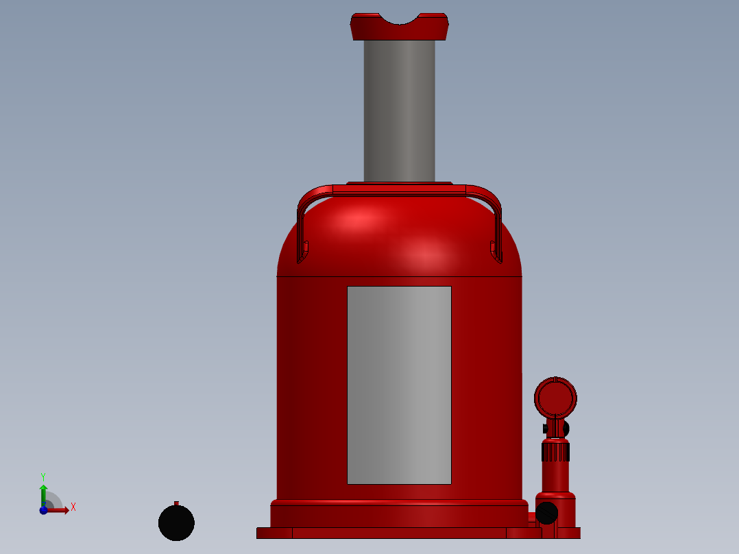 千斤顶(52)前视图