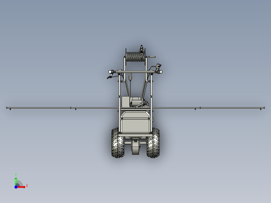 农业机械、播种机(89)前视图