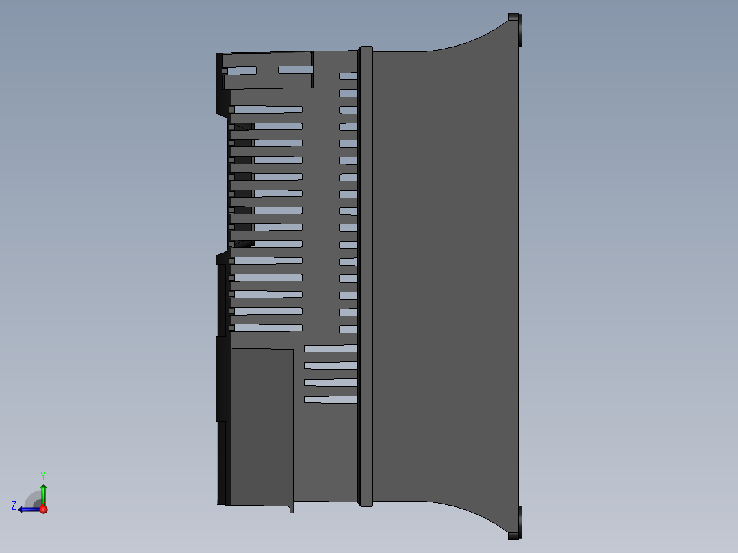 A0003090-可编程三相交流电机调速右视图