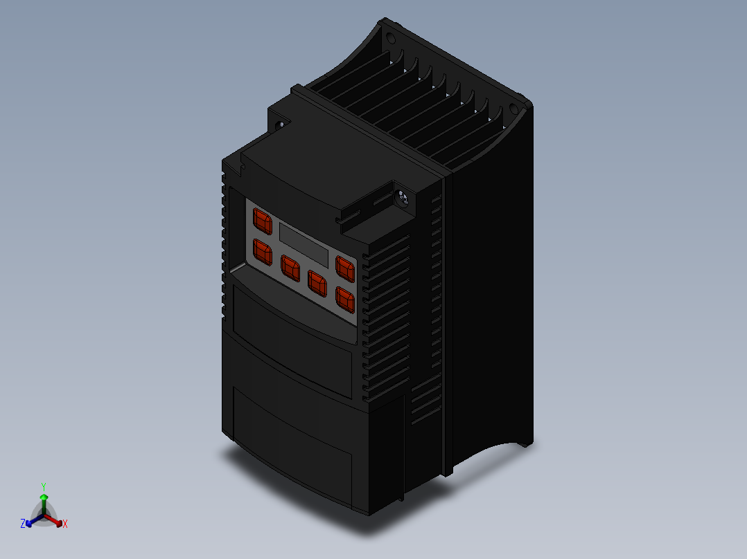 A0003090-可编程三相交流电机调速正等轴测图