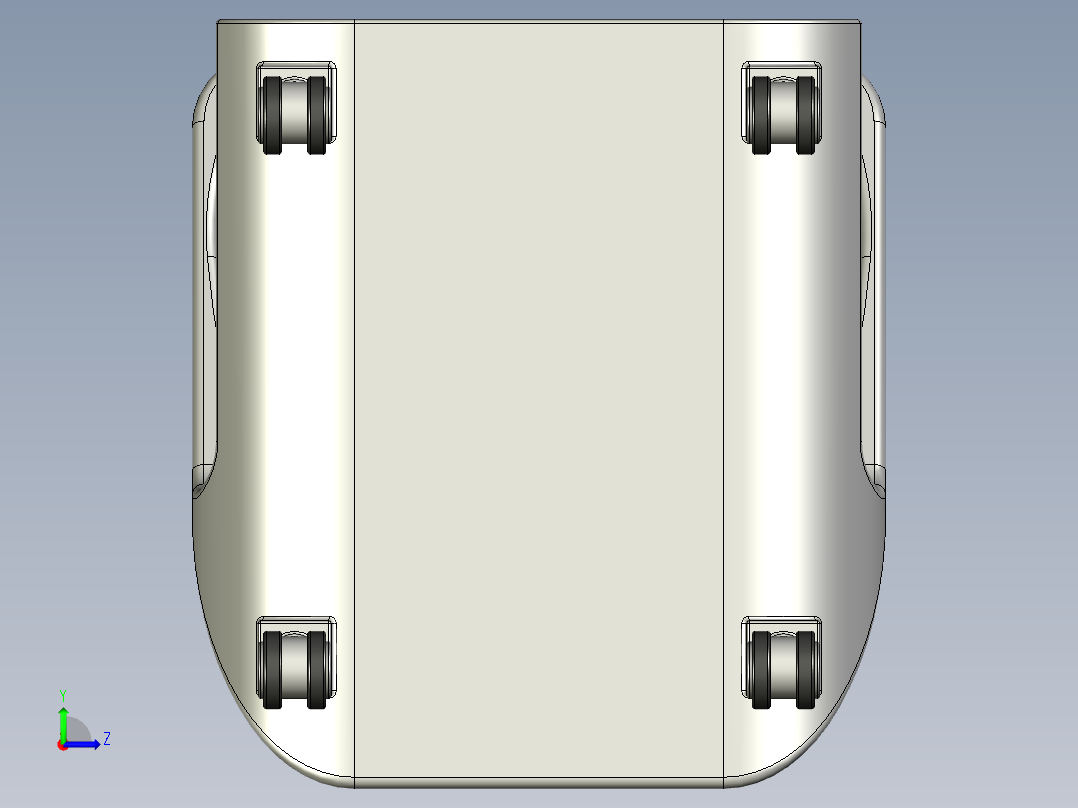 建筑手推车左视图