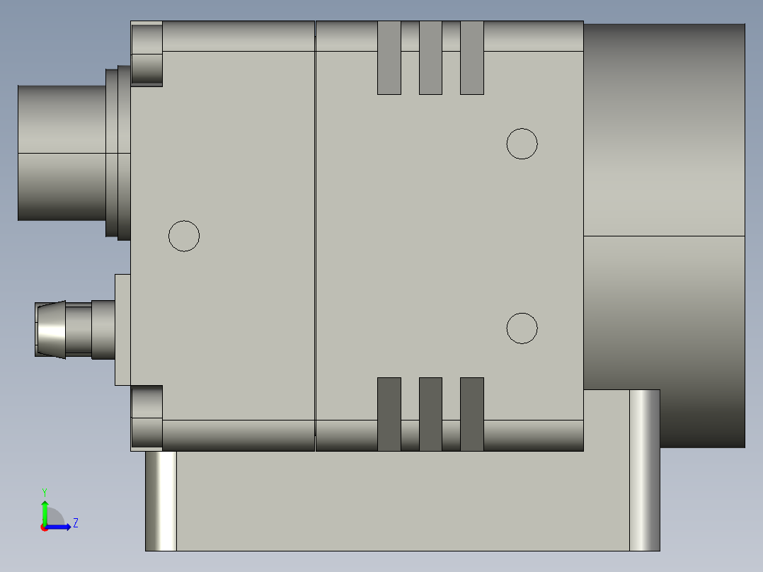 数码CCD相机FZ_S左视图