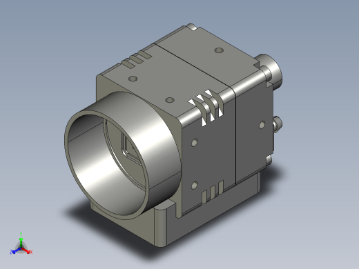 数码CCD相机FZ_S正等轴测缩略图