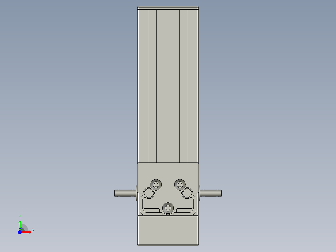 LA660A调宽机构前视图