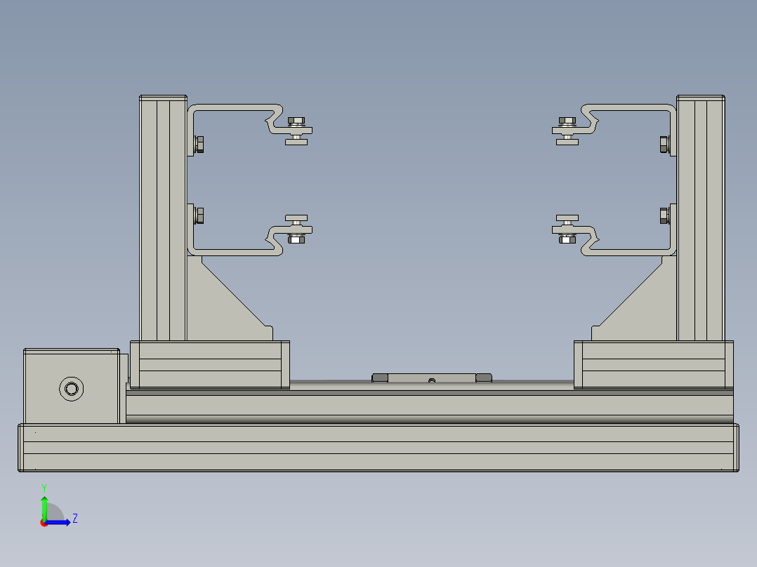 LA660A调宽机构左视图