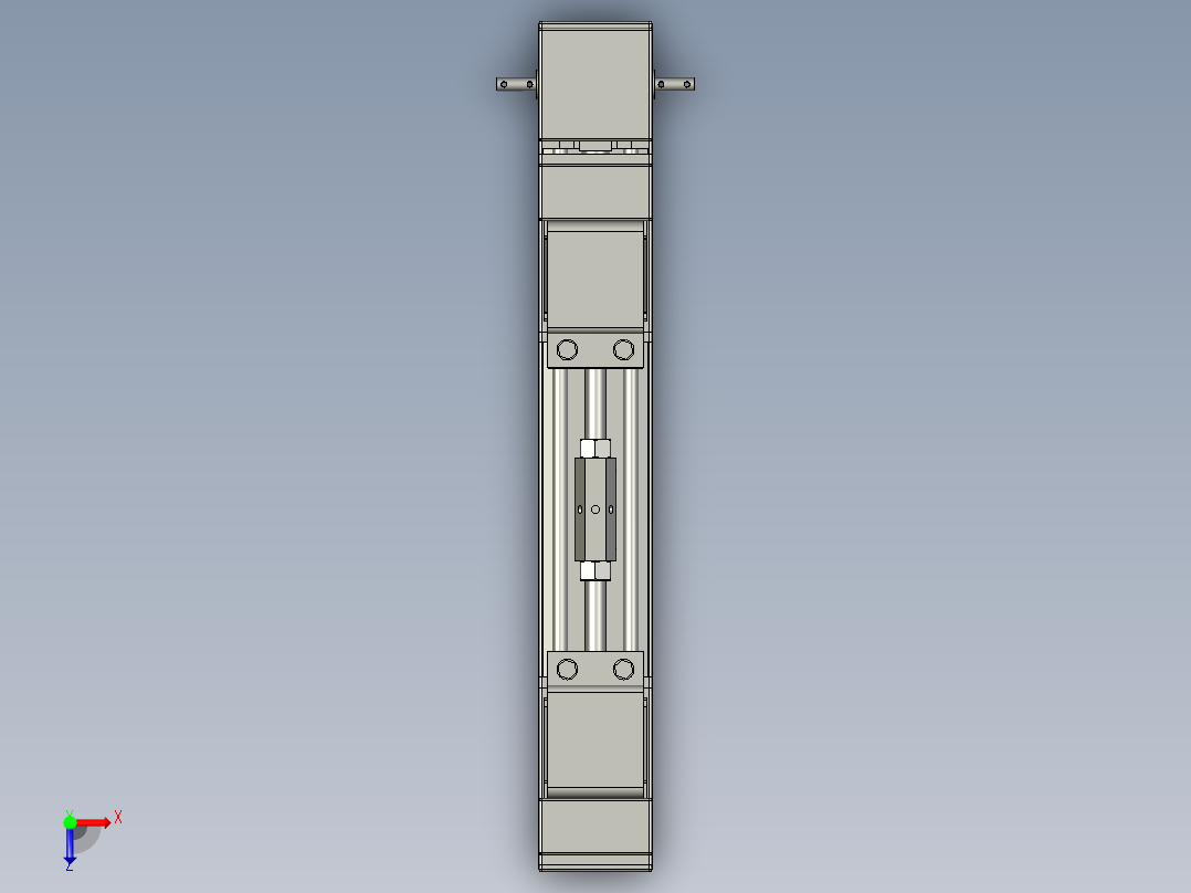 LA660A调宽机构俯视图
