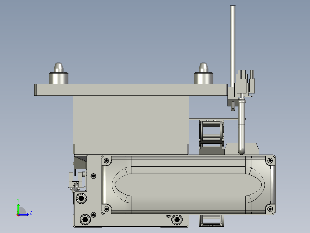 转子上料总图左视图