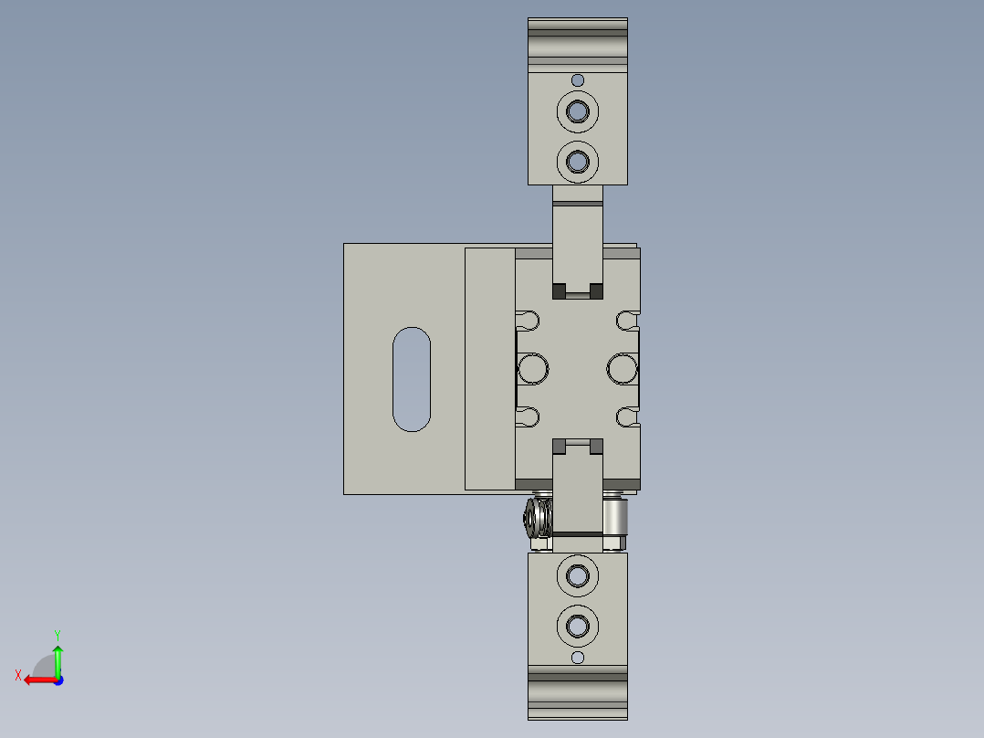 CCD定位夹线后视图
