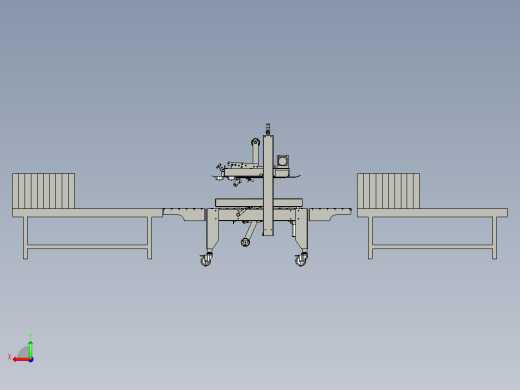 粘胶带模块及其纸箱封装机后视缩略图