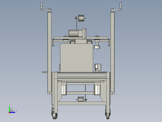 粘胶带模块及其纸箱封装机左视缩略图