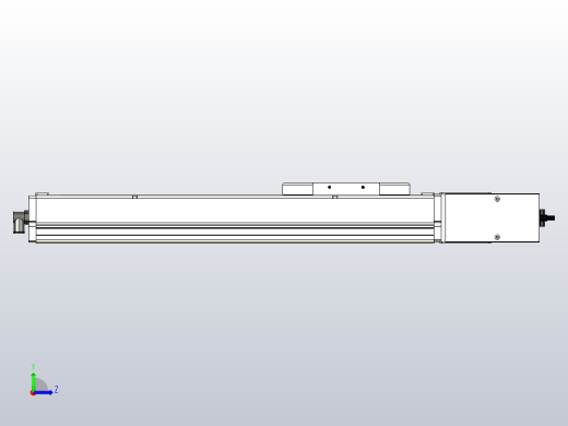 SCM14-300-L滚珠花健、支撑座、滚珠丝杠、交叉导轨、直线模组左视缩略图