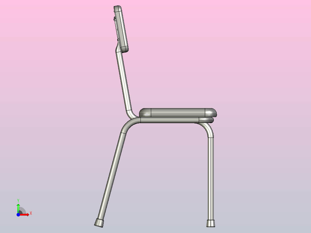 复古椅子前视图