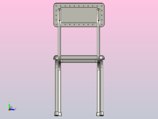 复古椅子左视缩略图